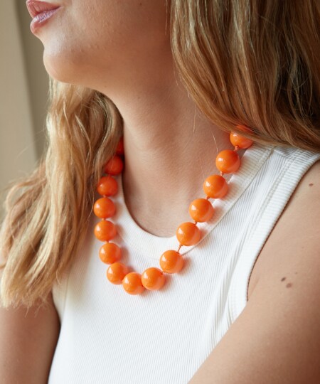 COLLAR VILMA NARANJA