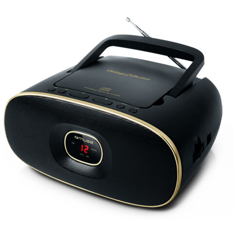 Radio Vintage Con Cd Muse Md-202vt RADIO CD MUSE MD202VT NEGRO