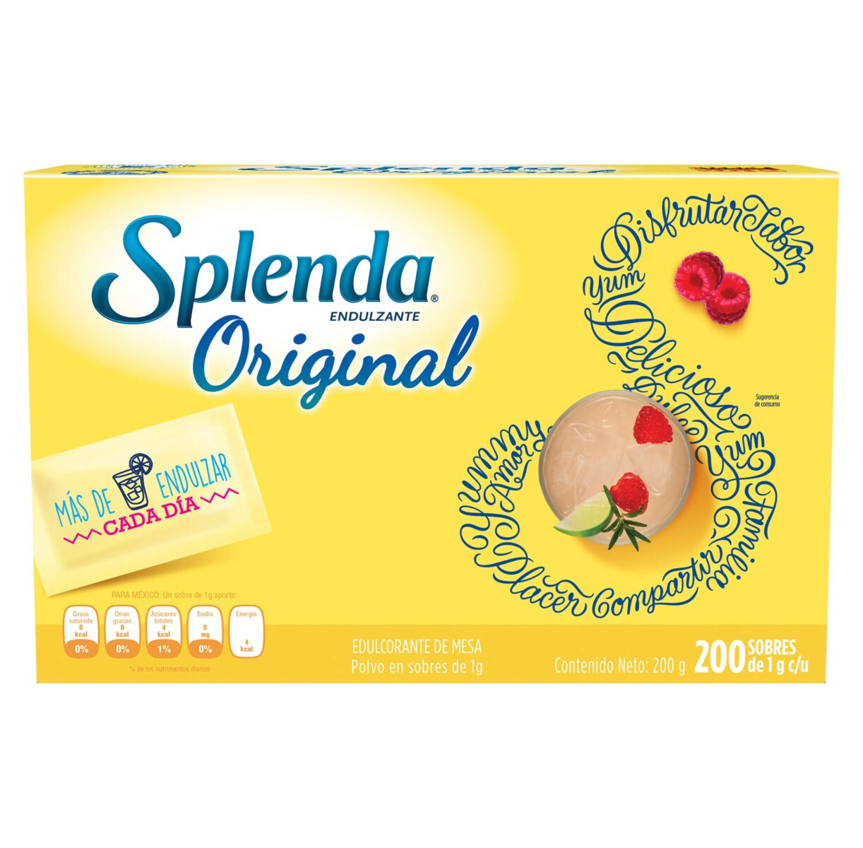 Edulcorante 200 sobres Splenda 