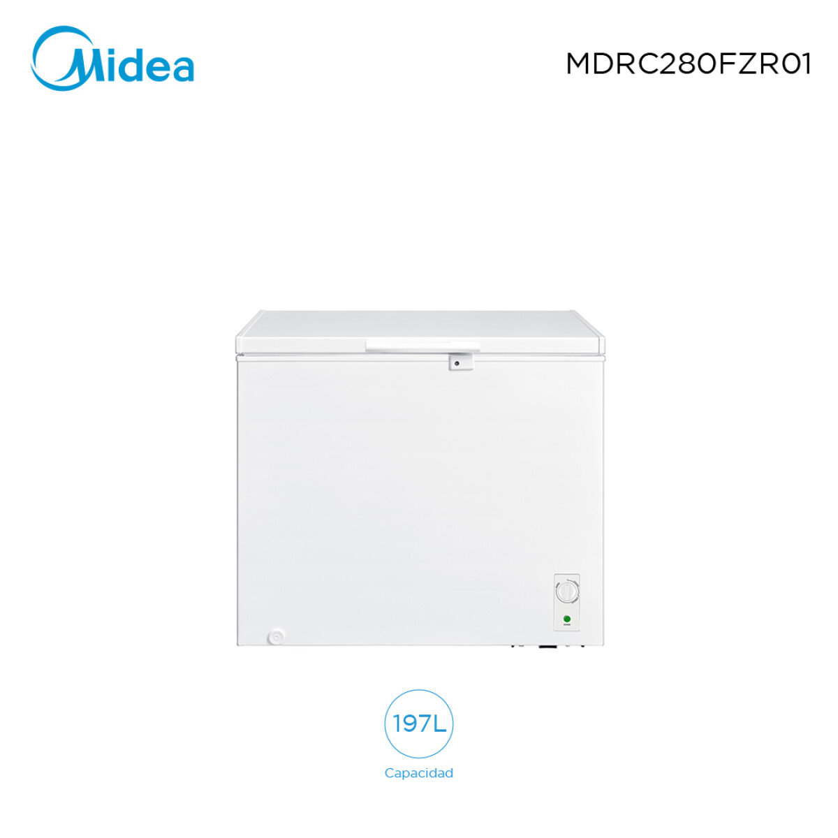Freezer 197L Midea MDRC280FZR01 