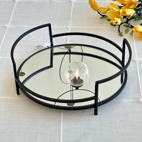 Bandeja Metálica Circular Espejada Ø28cm Bandeja Metálica Circular Espejada Ø28cm