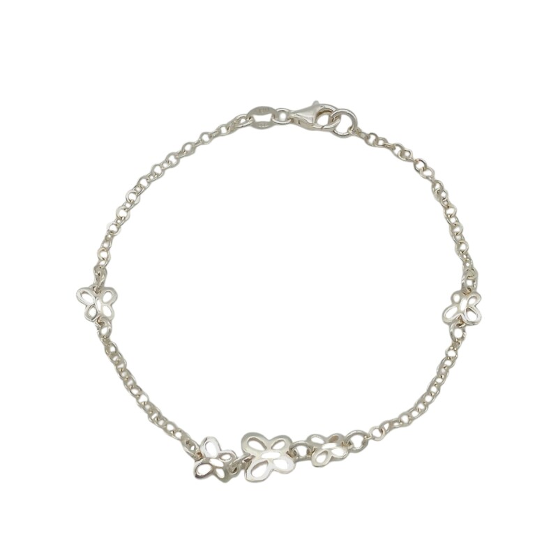 Pulsera Mariposa-Plata 925-Sin piedra-PU3078 sinpiedra