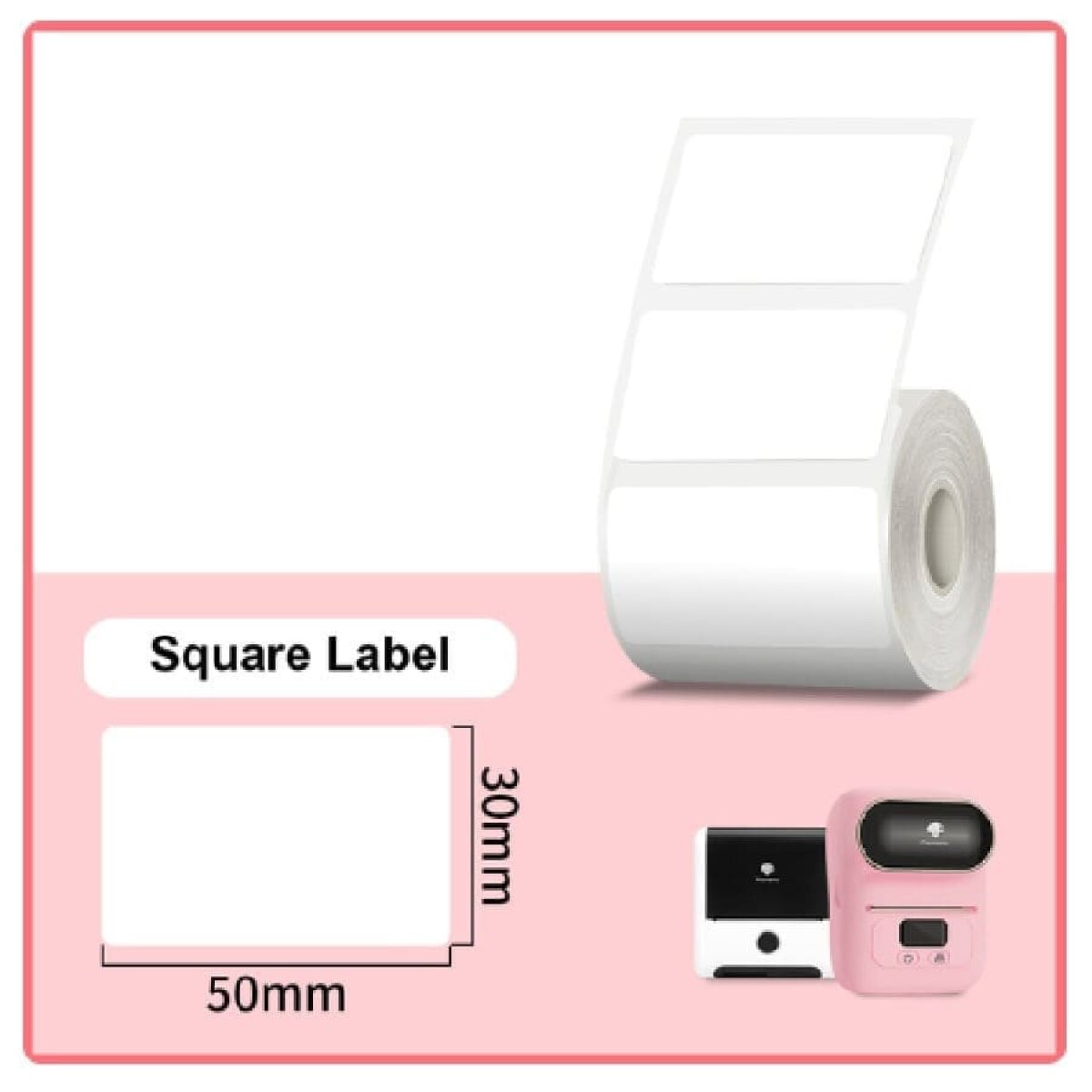 Etiqueta 30mm*50mm blanca impresora M110 220 uds. 