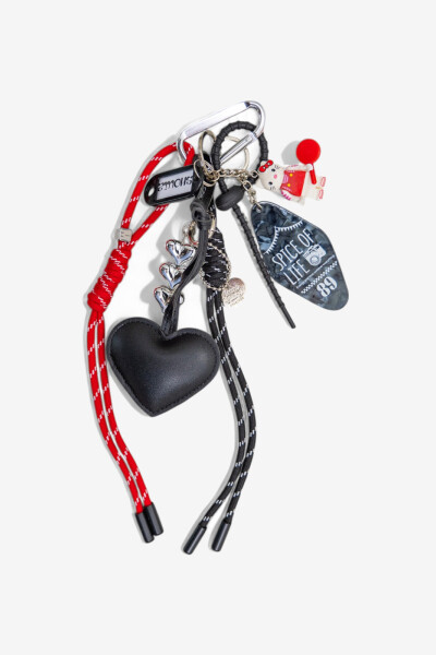 CHARM LLAVERO Negro