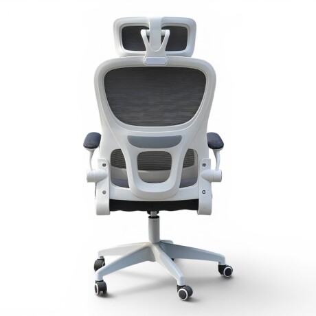 SILLA DE OFICINA ERGONÓMICA RECLINABLE CON APOYACABEZAS AZUL