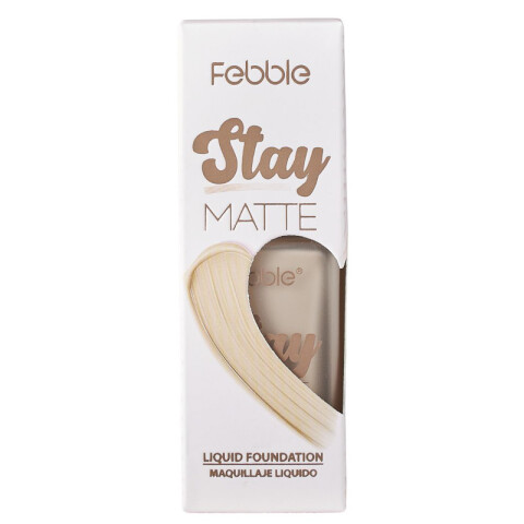 FEBBLE Base Rostro Liquida Mate Colores Oscuros Febble Base Rostro Liquida Mate Colores Oscuros