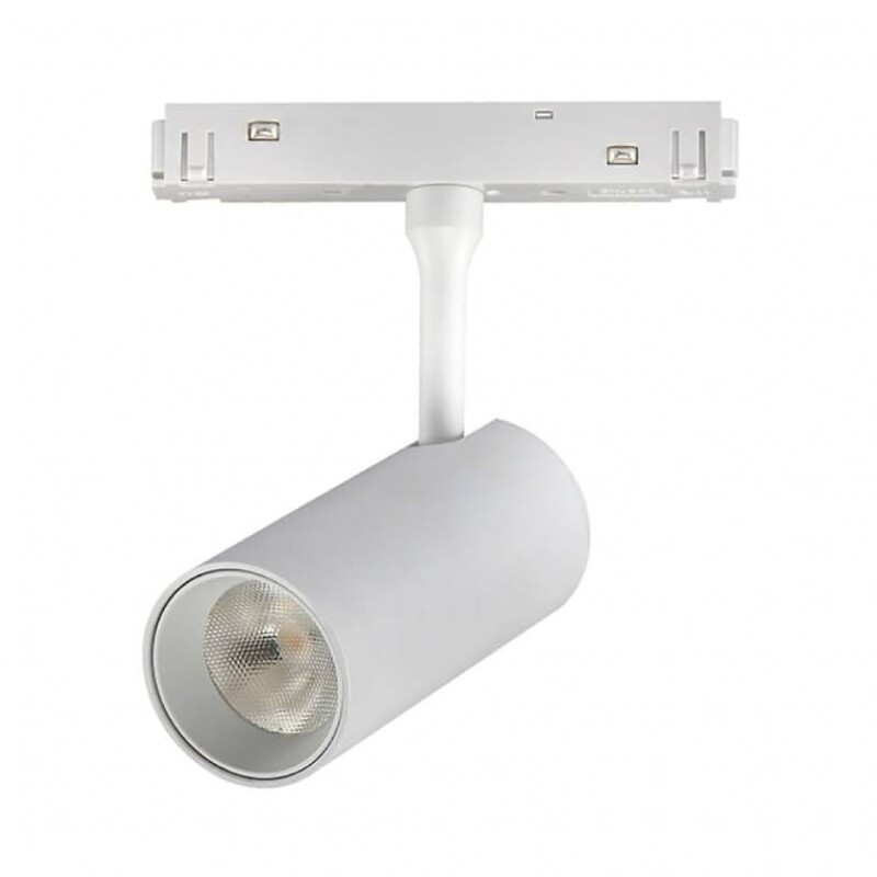 NANO ARTEFACTO TRACK LIGHT MADISON ORIENTABLE Luminaria Nano Madison Orientable de Riel Blanca