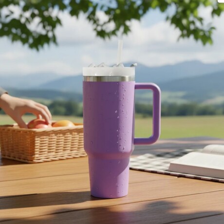 Vaso Térmico De Acero Con Asa 1L Medidas: Alto 26cm x Ø10cm Vaso Térmico De Acero Con Asa 1L Medidas: Alto 26cm x Ø10cm