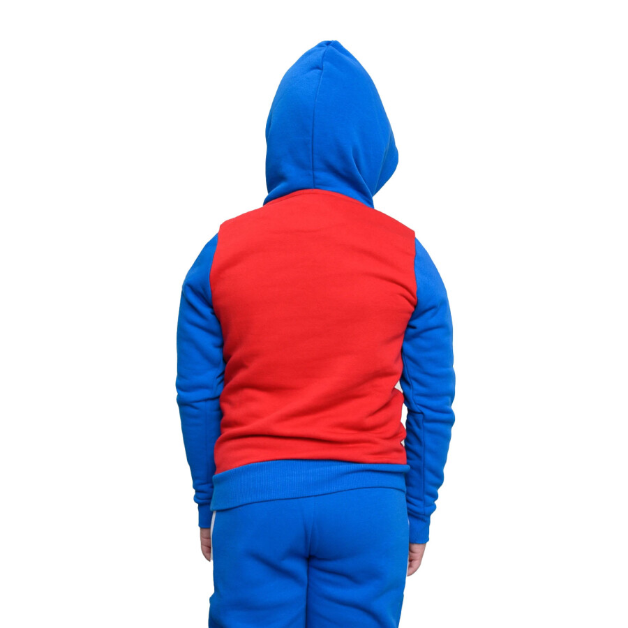 Canguro Infantil Umbro Urbano Nacional JRS Rojo - Azul Real - Blanco