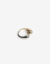 Anillos Chicos Metal Anillo De Metal Biplating - Combinacion Bicolor