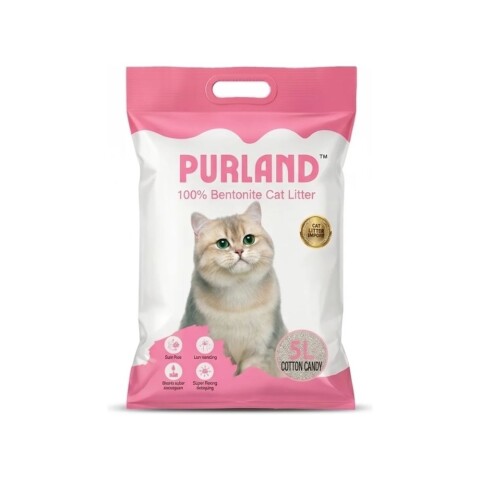 Purland Cat Litter Cotton Candy 4Kg/5Lts Purland Cat Litter Cotton Candy 4Kg/5Lts
