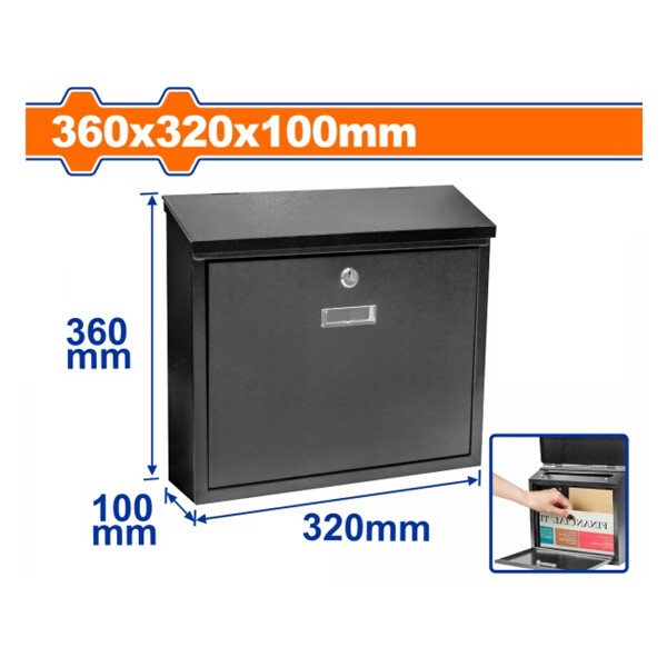 BUZONERA METALICA 36X32X10CM WXXX3502 WADFOW BUZONERA METALICA 36X32X10CM WXXX3502 WADFOW
