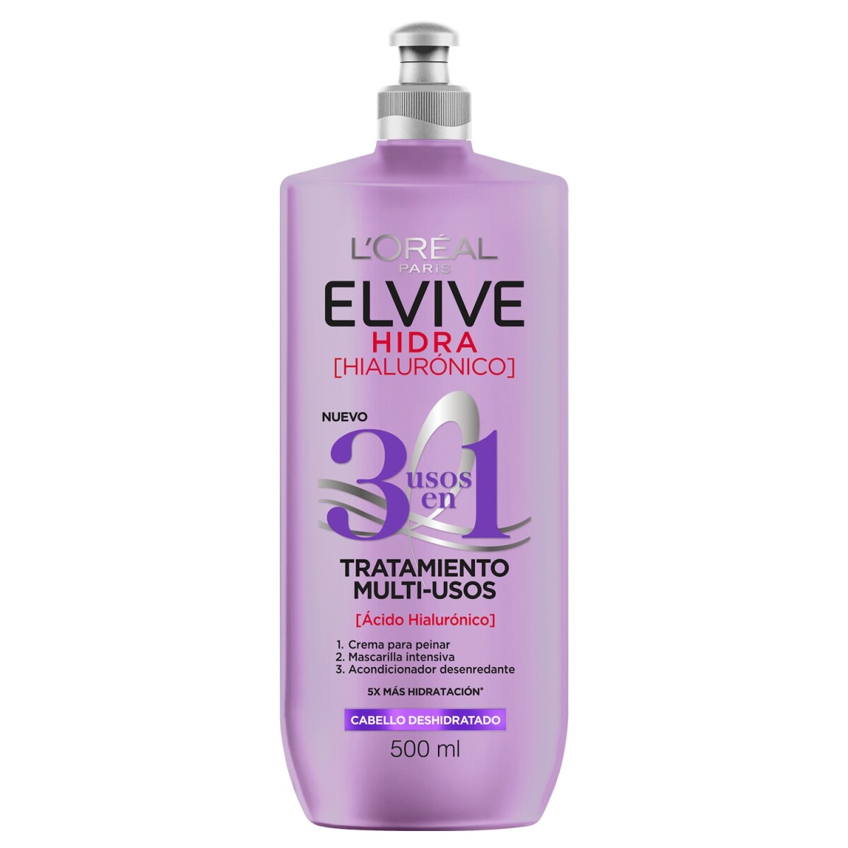 Tratamiento Multi Uso Elvive Hidra Hyaluronic 500ml 