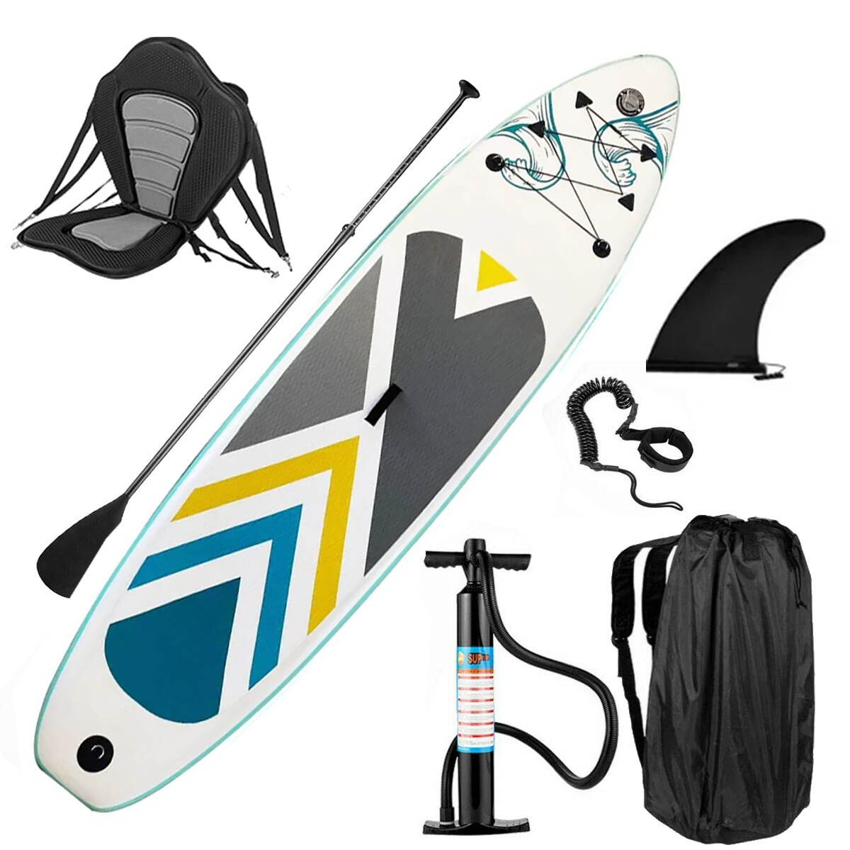 Tabla Stand Up Paddle Inflable 3.20m Compl Surf +Remo - 2 