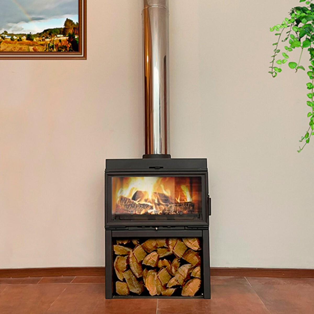 Calefactor Modena Mueble Magna 10 KW 