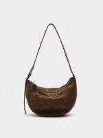 Bolso Hobo De Piel marron
