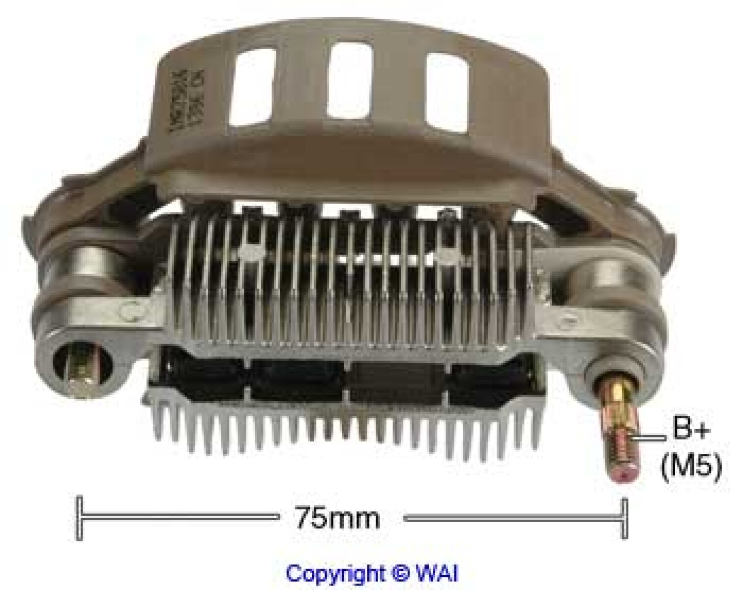 PLACA RECTIFICADORA - MITSUBISHI SUZUKI VITARA TRANSPO 