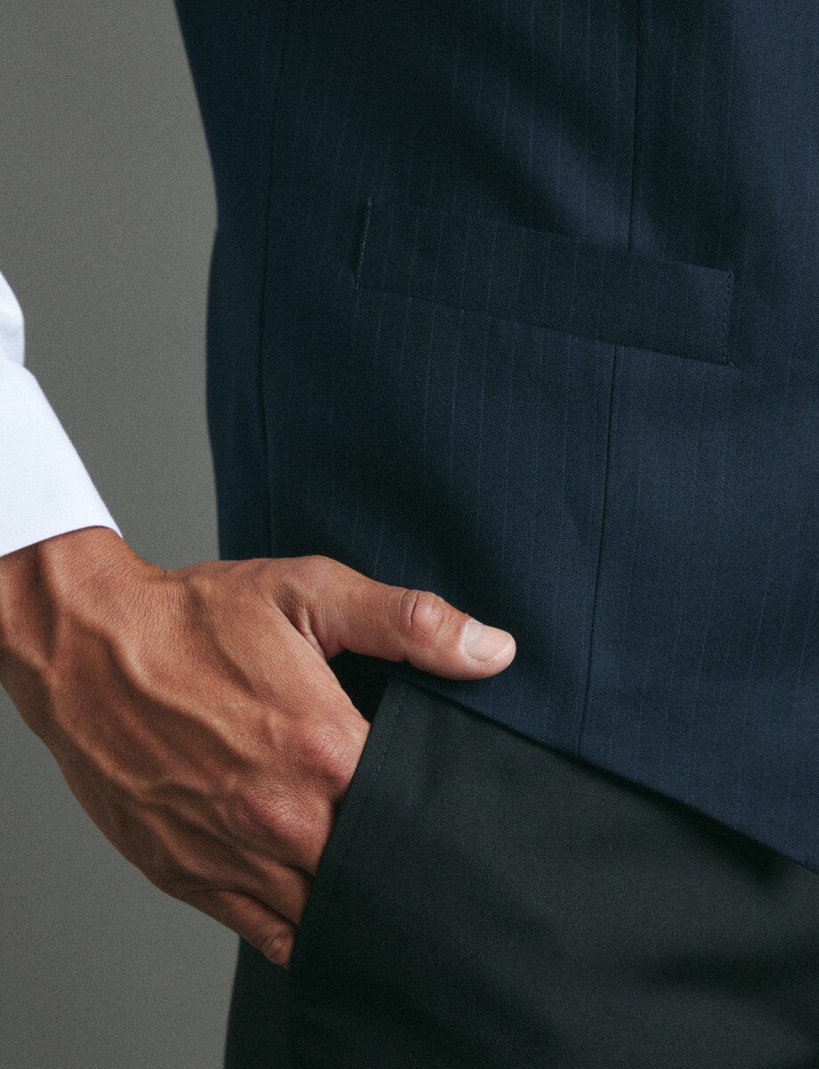 470475 CHALECO VESTIR HARRINGTON SELECT Azul Oscuro