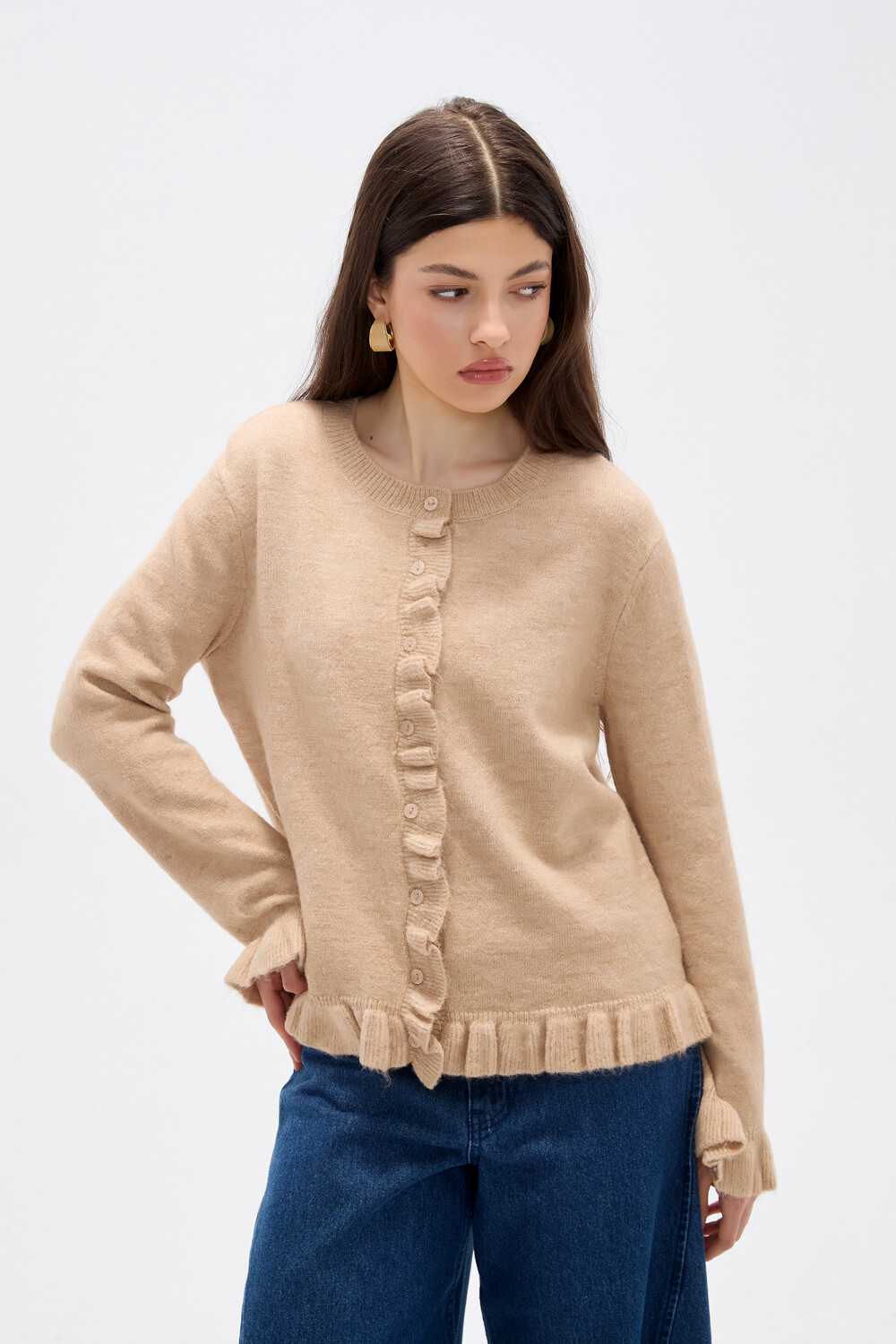 Saco Potok Beige Melange