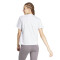 Remera de Mujer Adidas Essentials Logo Pequeño Gris Claro