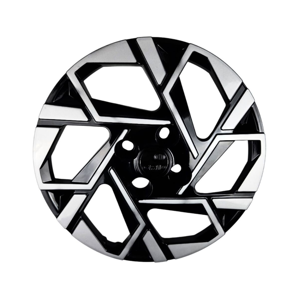 TAZA DE RUEDA RODADO 15 NEGRA / PLATEADA 