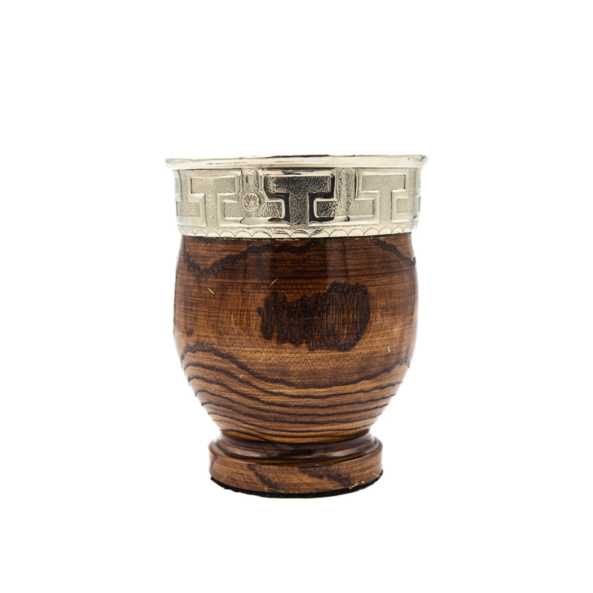 MADE IN URUGUAY MATE IMPERIAL ALPACA Y BRONCE - MADERA 