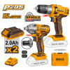 SET LLAVE DE IMPACTO Y ATORNILLADOR 20V BATERIA P20S INGCO COSLI230702 SET LLAVE DE IMPACTO Y ATORNILLADOR 20V BATERIA P20S INGCO COSLI230702
