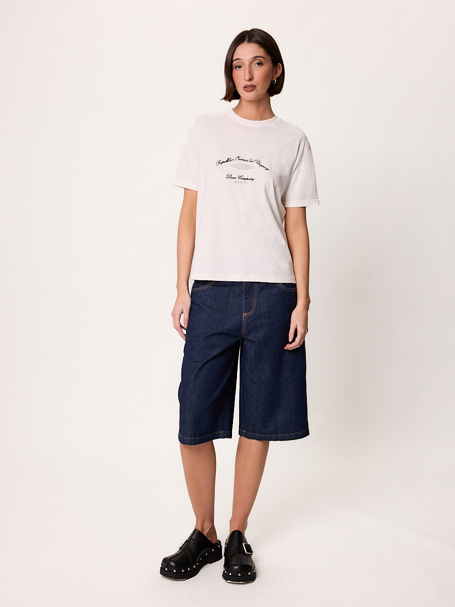 T-SHIRT M/C UYNAT DIXIE Blanco