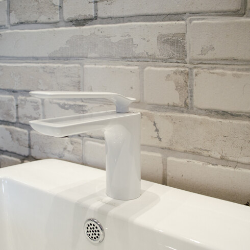 GRIFERIA DE LAVATORIO MONOCOMANDO BLANCO AQUALIA BLANCO