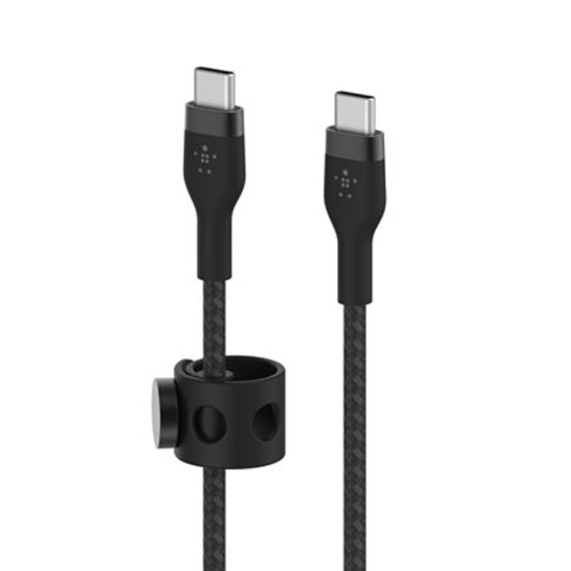 Cable De Datos Belkin Pro Flex USB-C a USB-C 2 Mts Black Cable De Datos Belkin Pro Flex USB-C a USB-C 2 Mts Black