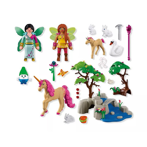 Paseo de Hadas en el Bosque con Unicornios Playmobil 91 Piezas U