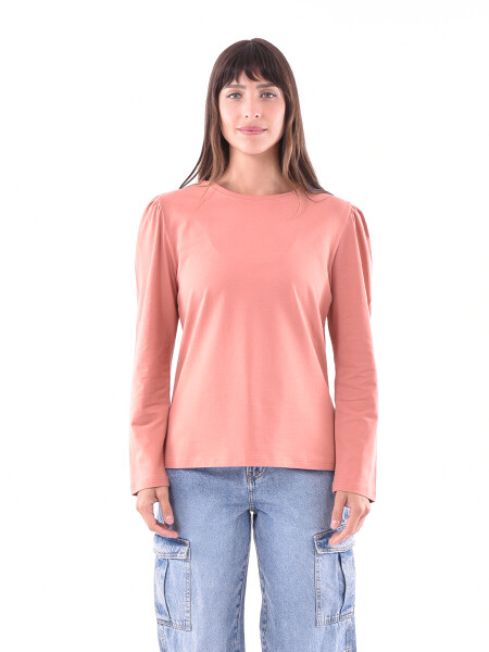 REMERA MOHANA MARRON MEDIO