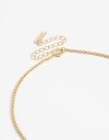 Collares Largos Day To Night Collar Largo Chapón Desmontable - Dorado