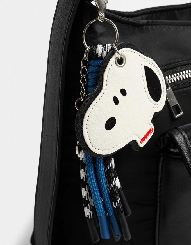 Bolsos Bolso Estampado Snoopy - Negro