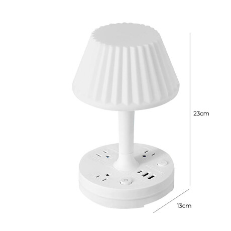 Lámpara Portátil Multi Cargador Porta Celular Dimer Lámpara Portátil Multi Cargador Porta Celular Dimer