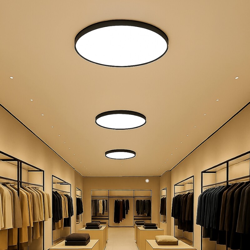 PLAFON LED GRANT MEDIUM CCT - BLANCO Plafón LED Grant Medium CCT Negro