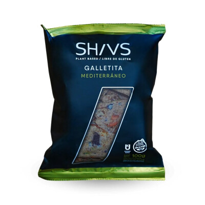 Galletas mediterraneas Shivs 100g Galletas Mediterra Shivs 100g