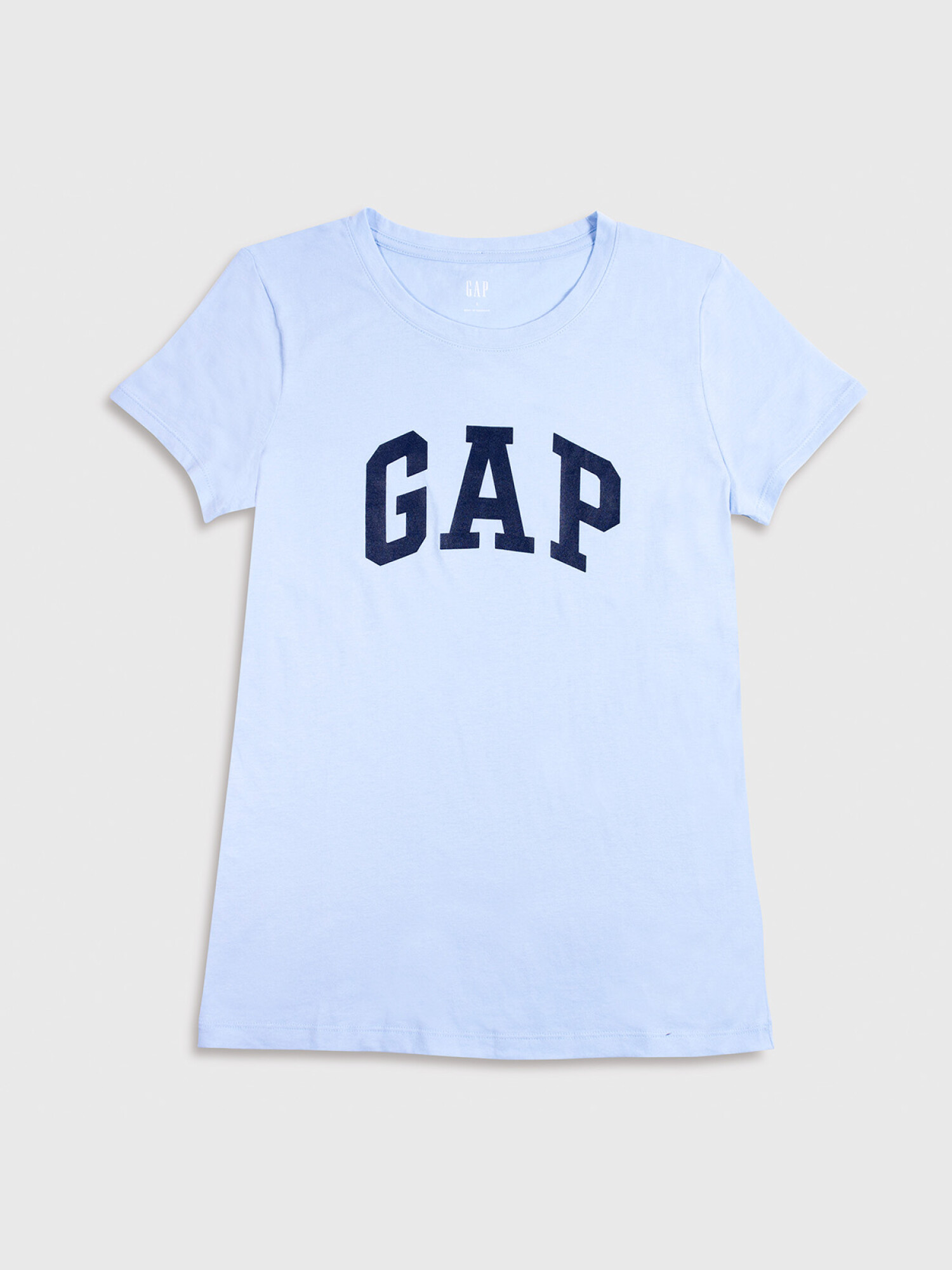 Remera Logo Gap Manga Corto Mujer - Mosaic Blue — GAP Uruguay