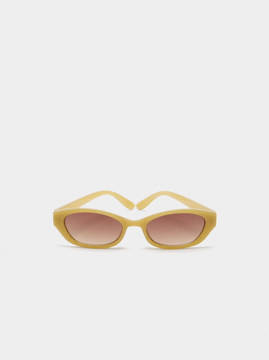 Gafas De Sol Alargadas - caqui 