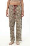 Pantalón Bruna Leopardo Marrón