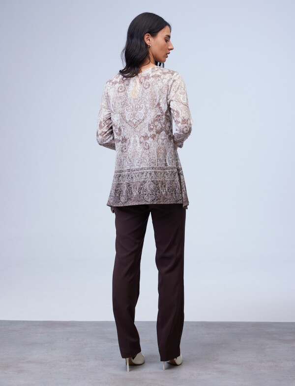 Blusa Brillos TOSTADO/MULTI