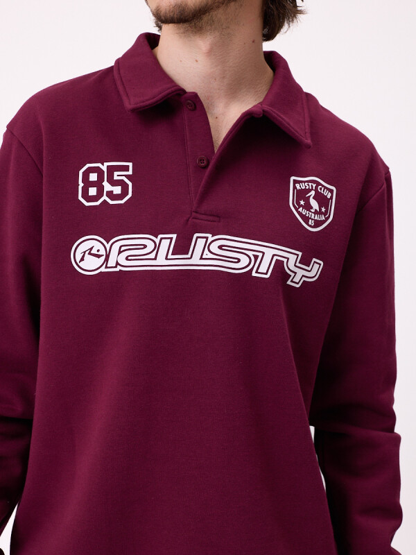 POLO BARDY RUSTY Bordeaux