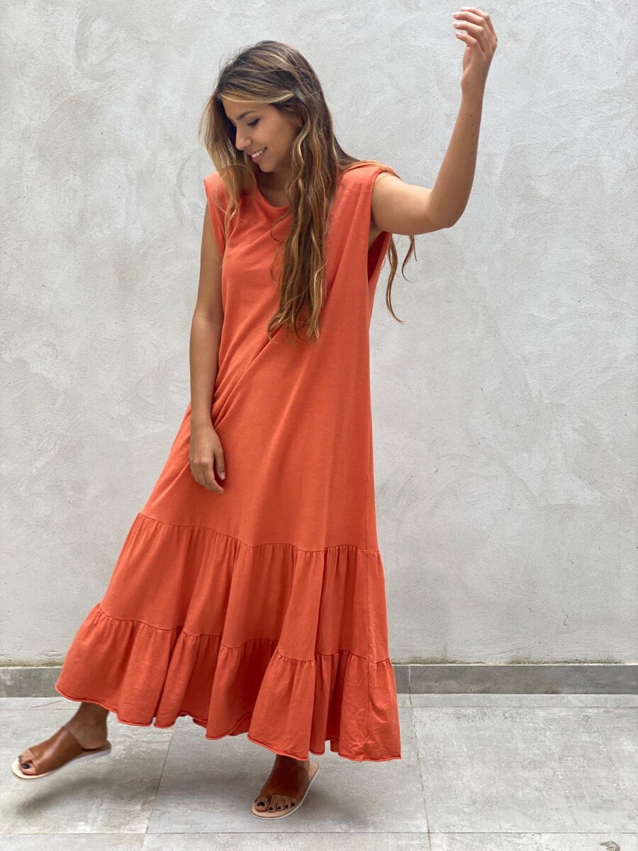 VESTIDO GUADALUPE - NARANJA 