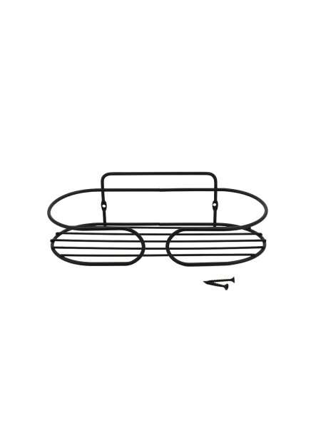 ESTANTE ORGANIZADOR DE METAL NEGRO