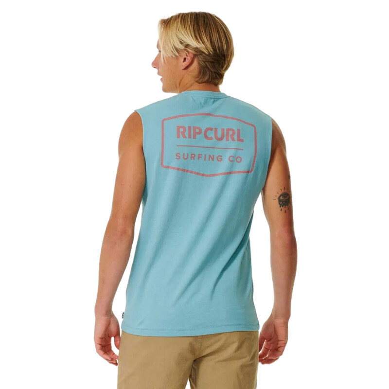 Remera SM Rip Curl Marking Muscle - Celeste Remera SM Rip Curl Marking Muscle - Celeste