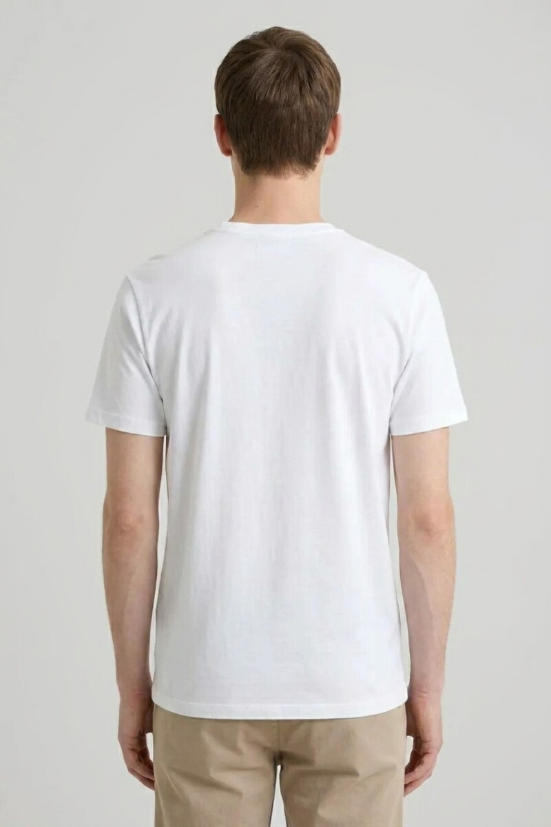 Remera cuello redondo ICONIC 150 BLANCO
