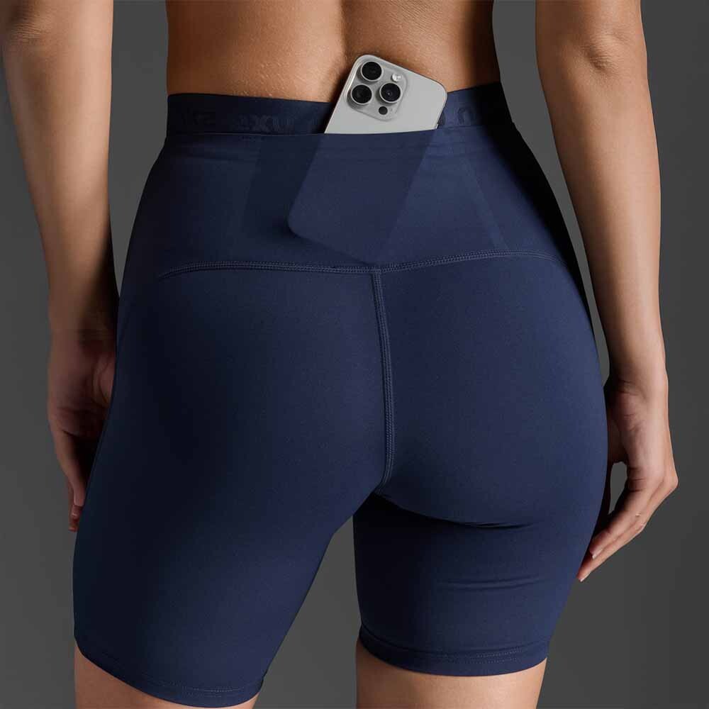 Bikers Form Stash Hi-Rise Bike Shorts Mujer Midnight/midnight