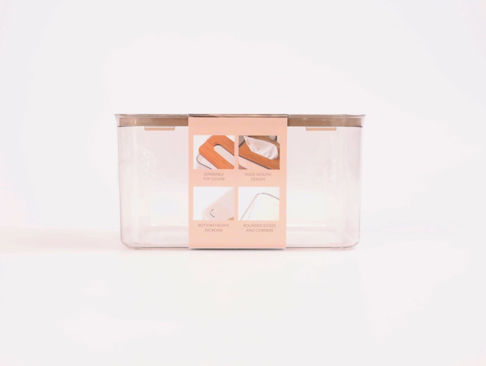CAJA PARA PAÑUELOS RECTANGULAR ESTILO NÓRDICO 