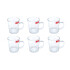 Taza de vidrio 7x9cm Taza De Vidrio 7x9cm