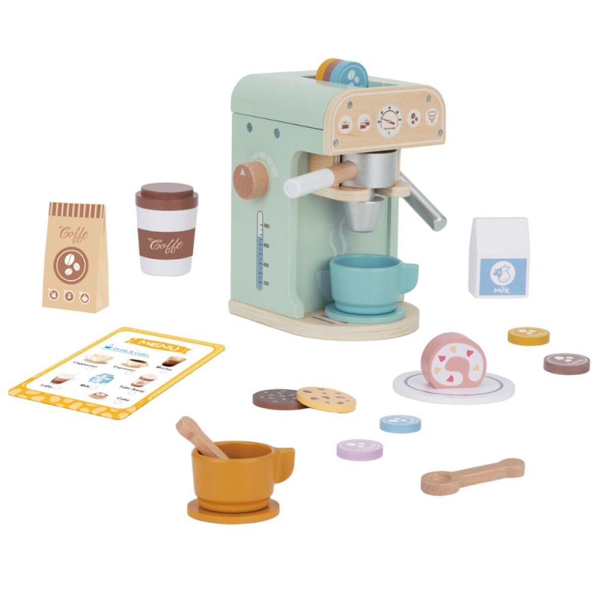 Cafetera de Madera Tooky Toy 